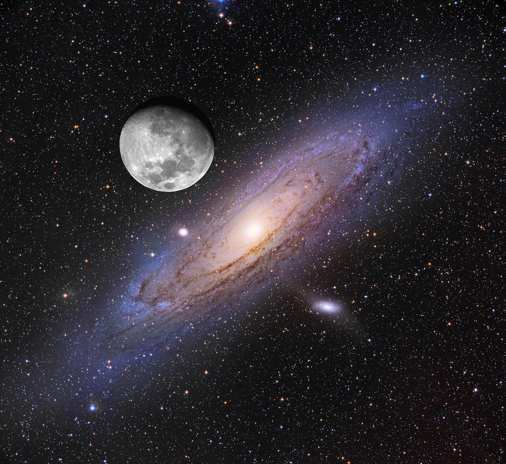 Andromeda Üzerinde Yer Alan Ay Görünümü 5 andromeda