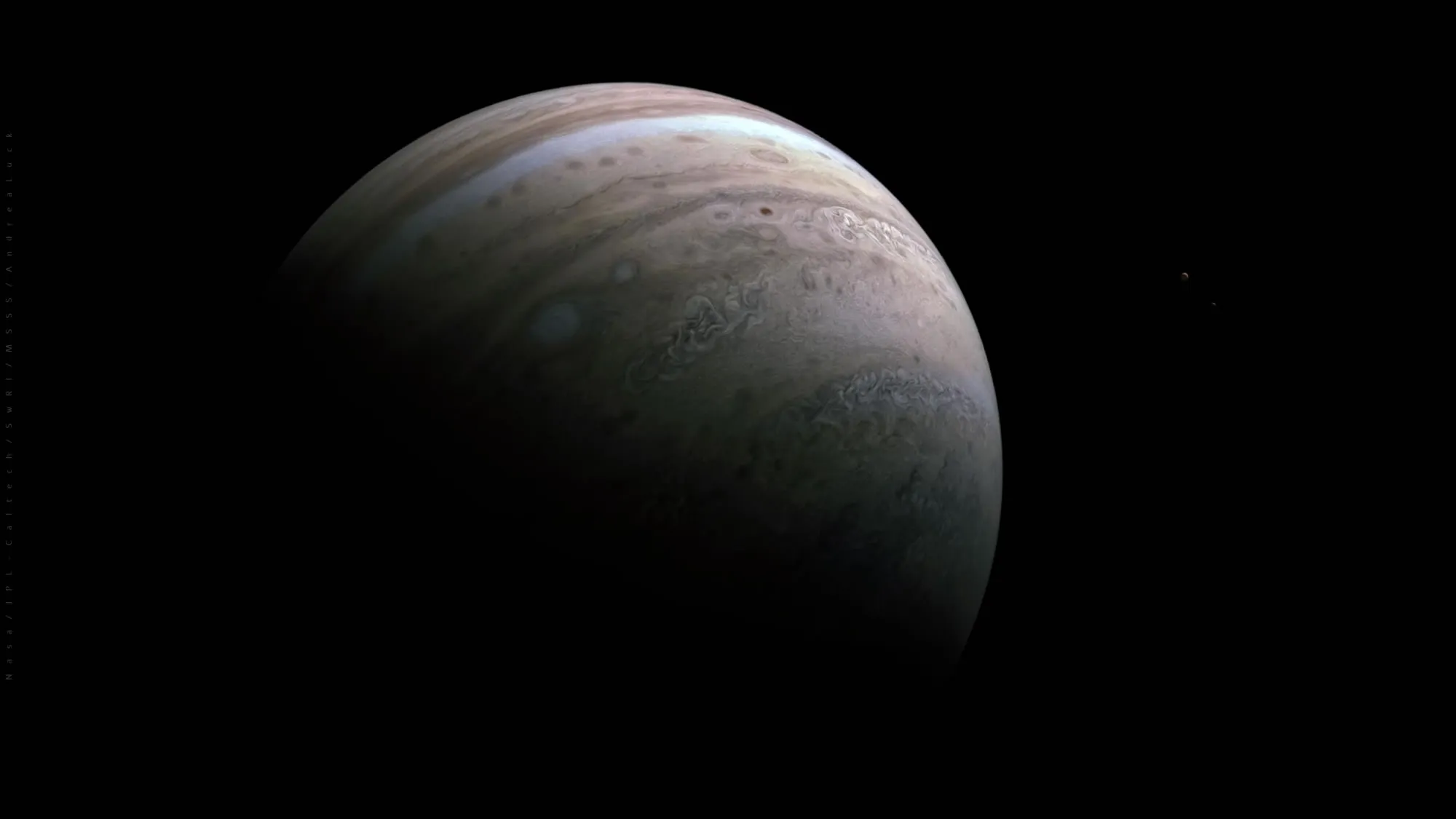Juno Uzay Aracından Hilal Jüpiter Manzarasi 6 Jupiter